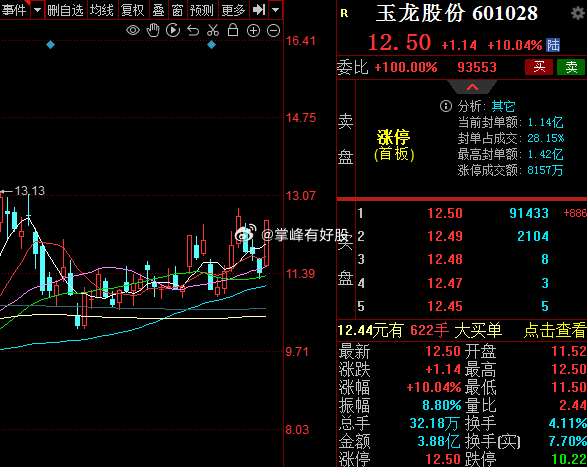 玉龍股份最新消息